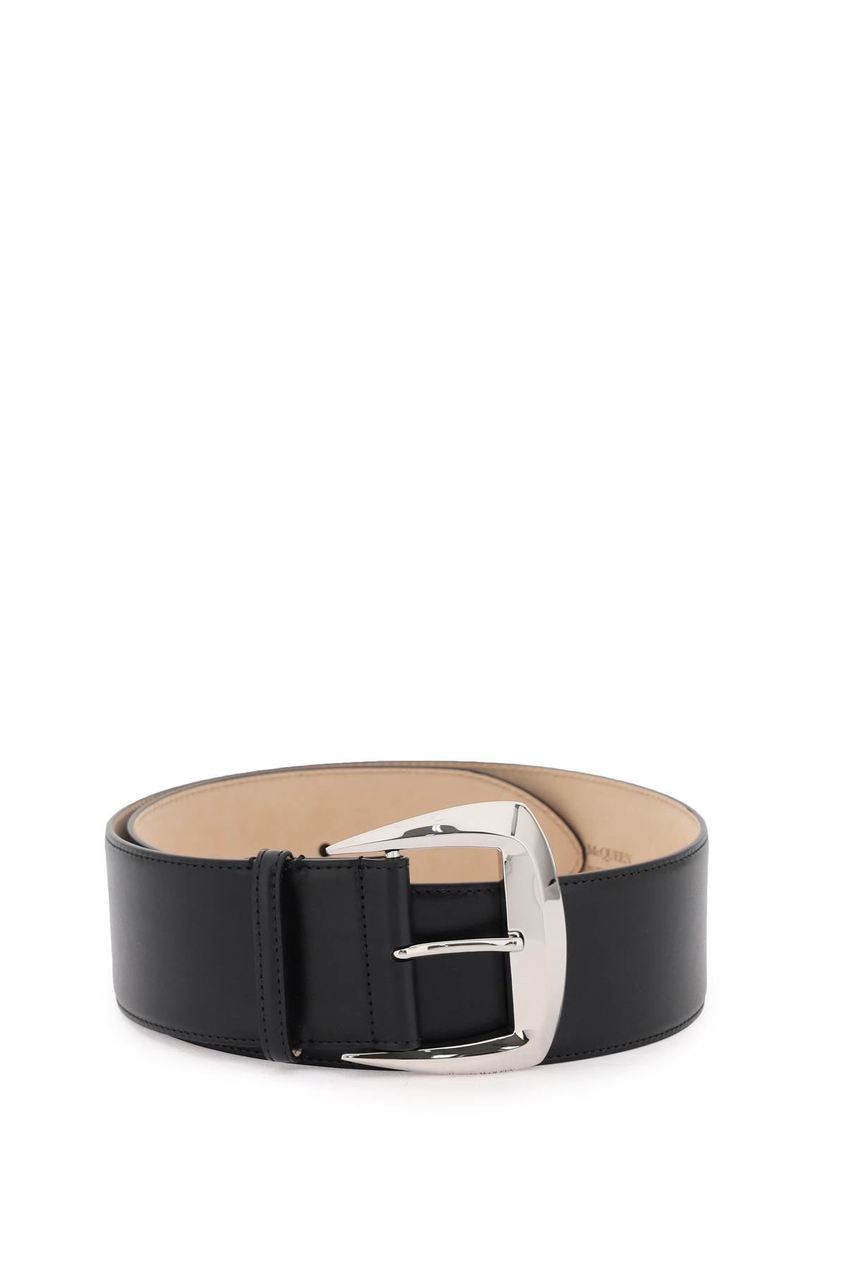 Alexander mcqueen geometric buckle waist belt