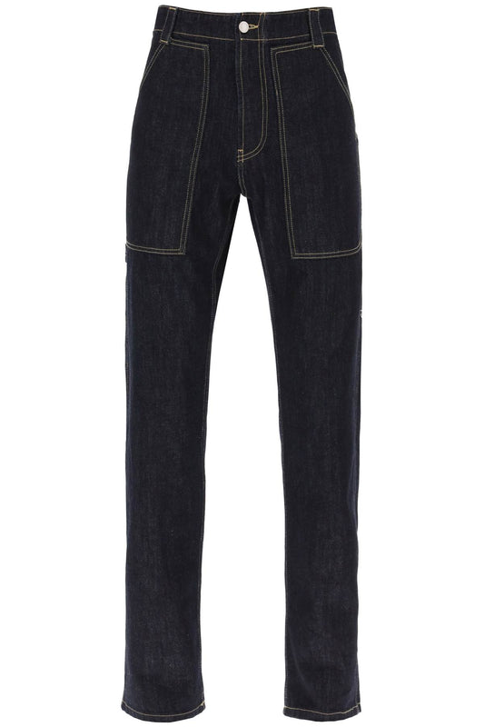 Alexander mcqueen loose jeans with straight cut