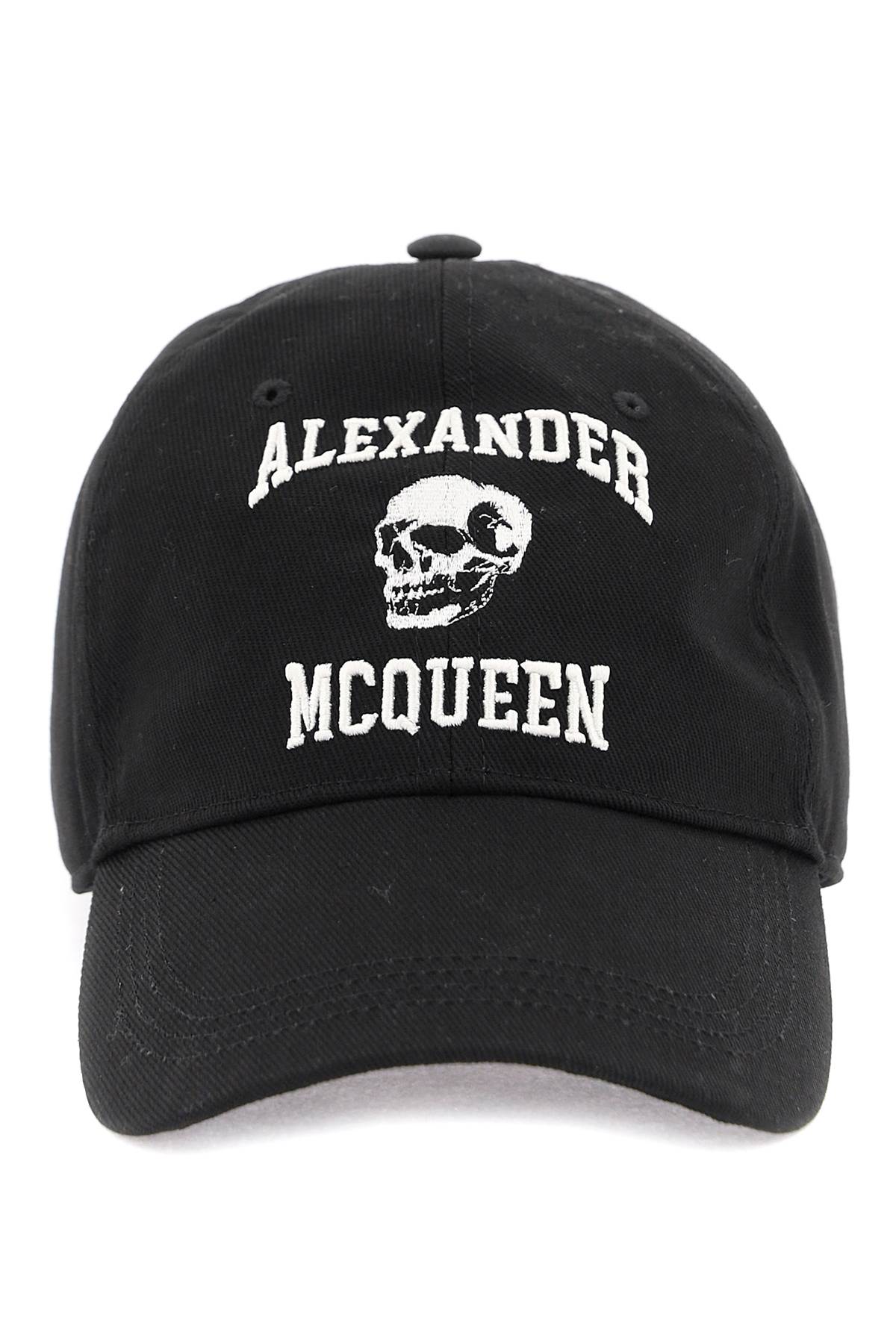 Alexander mcqueen embroidered logo baseball cap