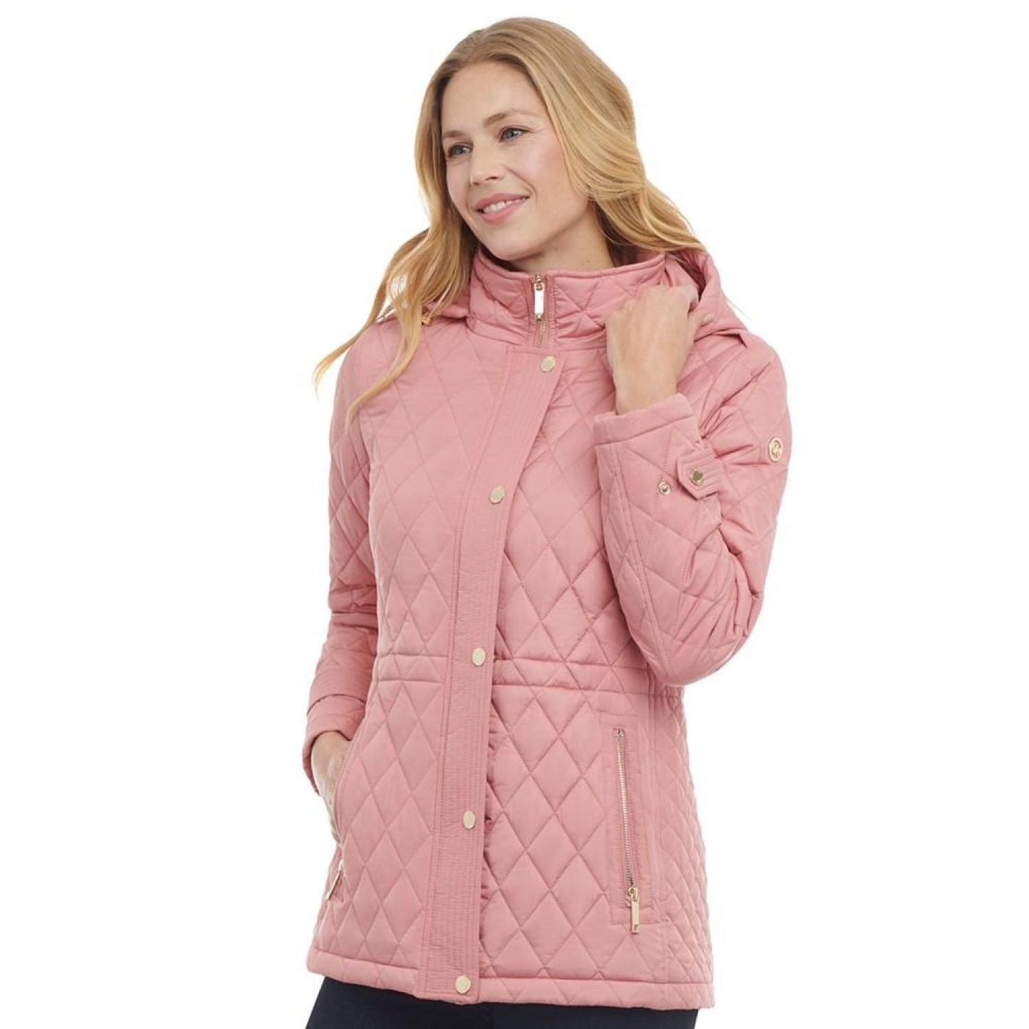 Women's Quilted Hooded Anorak Coat