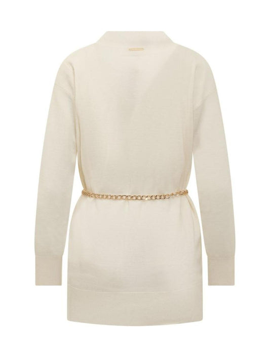 Michael Michael Kors V-Neck Belted Cardigan