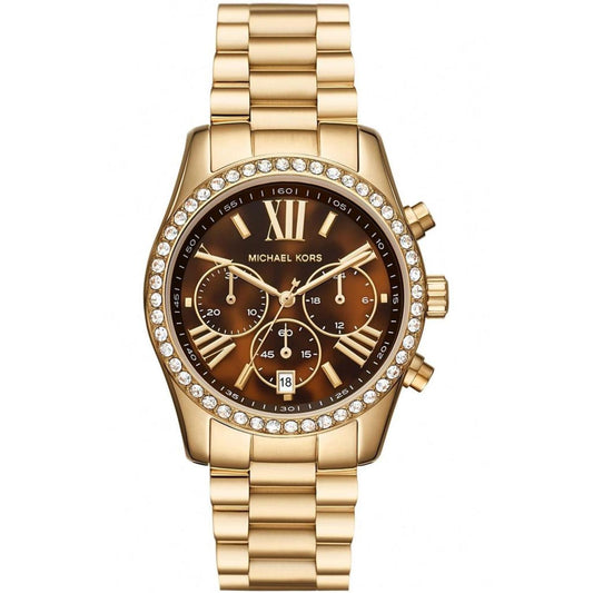 Michael Kors Women's Lexington Lux Brown Dial Watch