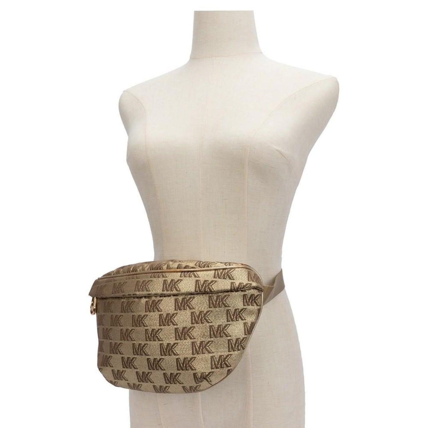 Women's Metallic Logo Jacquard Belt Bag