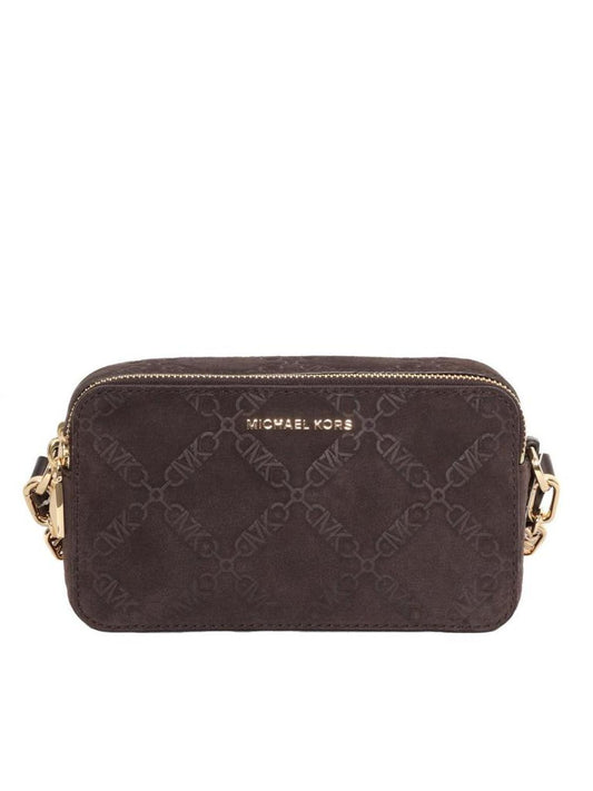 Michael Kors Logo Plaque Zipped Crossbody Bag