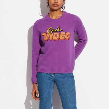 Coach Outlet Video Crewneck Sweater