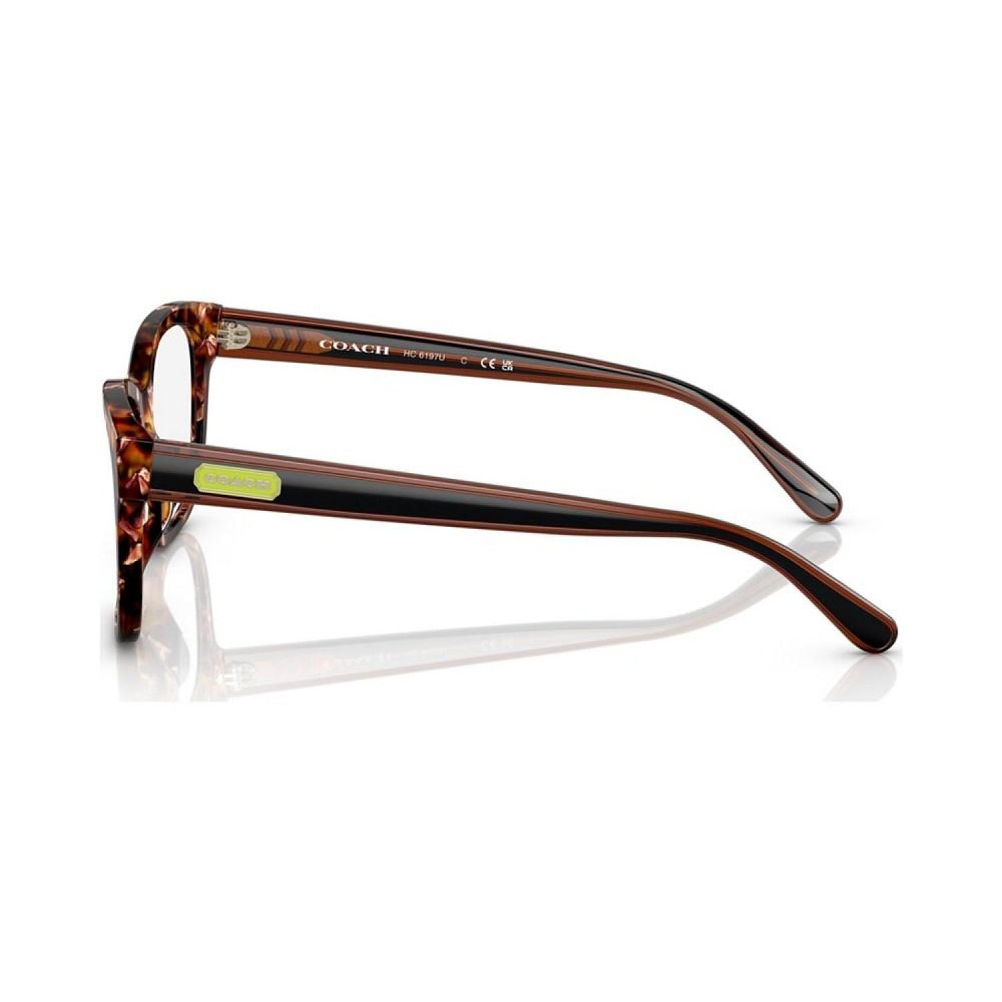 Women's Square Eyeglasses, HC6197U53-O