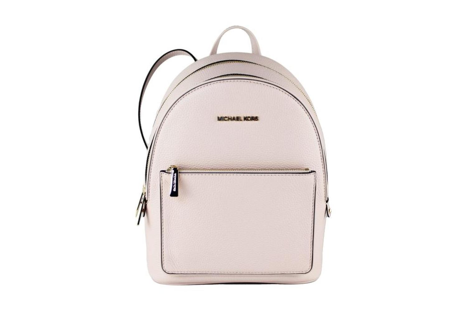 Michael Kors Adina Medium Powder Blush Leather Convertible Backpack Wo