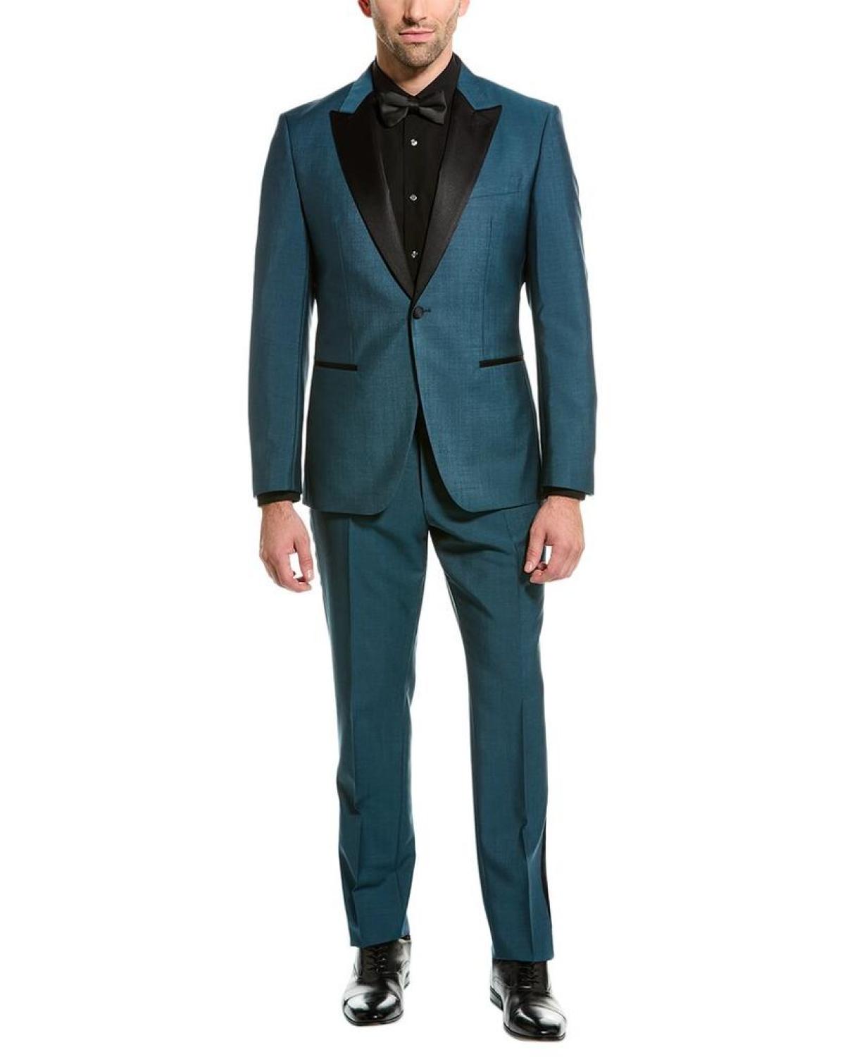 BOSS Hugo Boss 2pc Wool & Mohair-Blend Tuxedo Suit