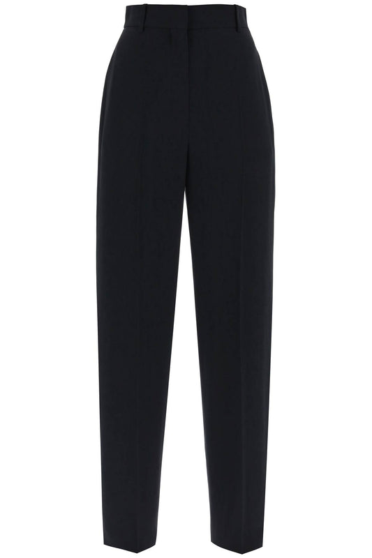 Alexander mcqueen fluid crepe trousers