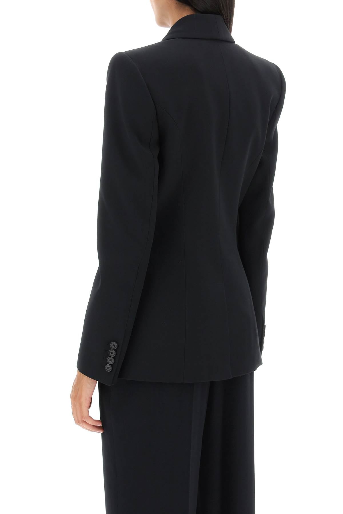 Alexander mcqueen upside-down lapel jacket