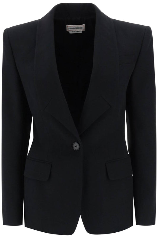 Alexander mcqueen upside-down lapel jacket