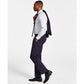 Men's Classic Fit Wool-Blend Plaid Suit Pants