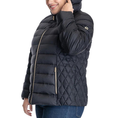 Women's Plus Size Hooded Packable Down Puffer Coat