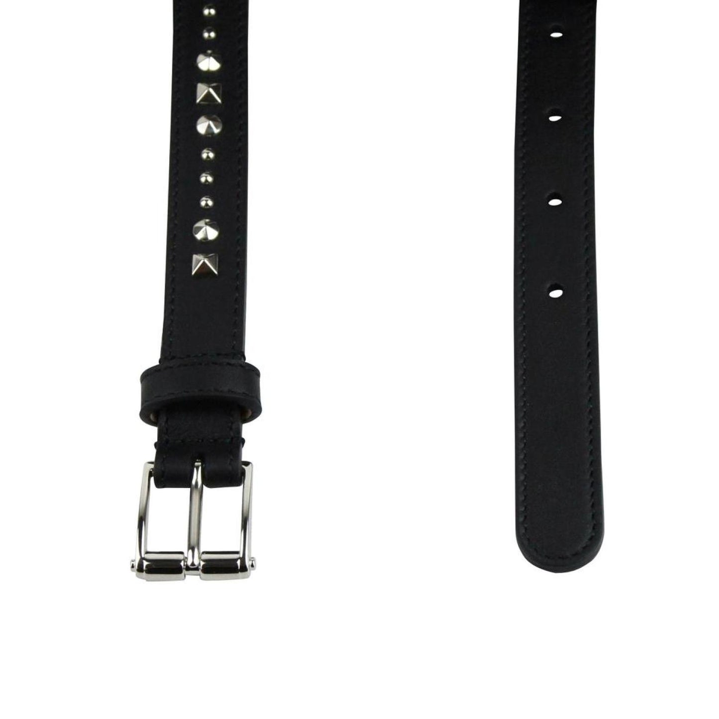 Gucci Women's  Buckle Studded  Leather Skinny Belt