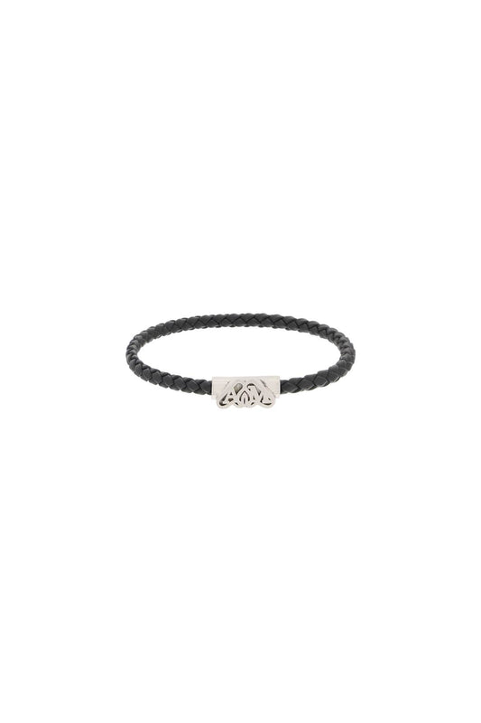 Alexander mcqueen seal leather bracelet