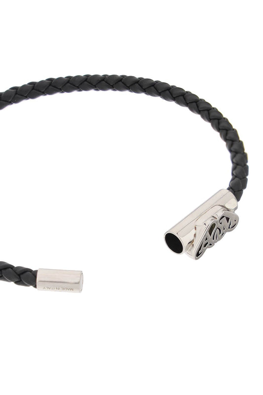 Alexander mcqueen seal leather bracelet