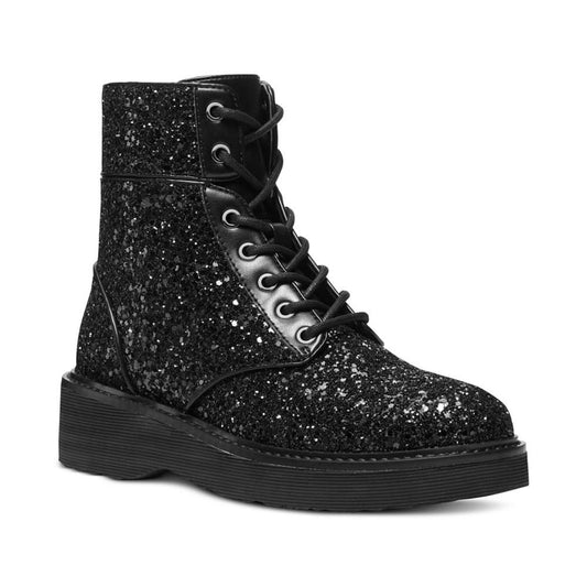 Women's Aniya Side-Zip Embellished Combat Booties