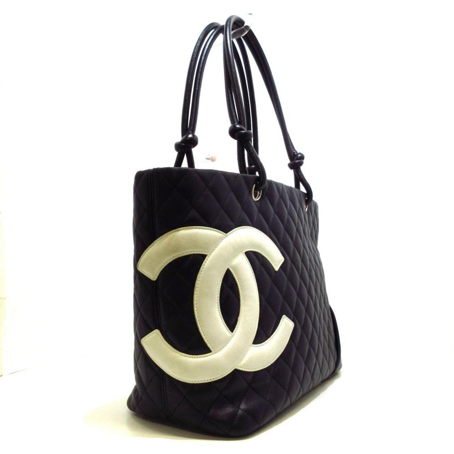 Chanel Cambon Line  Leather Tote Bag (Pre-Owned)