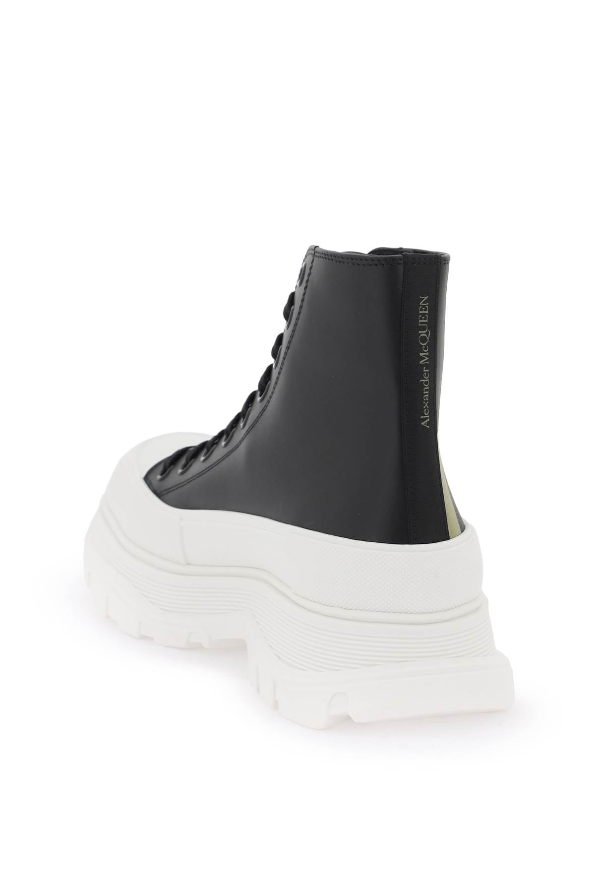 Alexander mcqueen 'tread slick graffiti' ankle boots