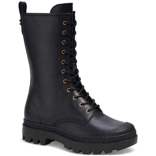 Women's Tasha Lace-Up Lug Sole Tall Combat Boots