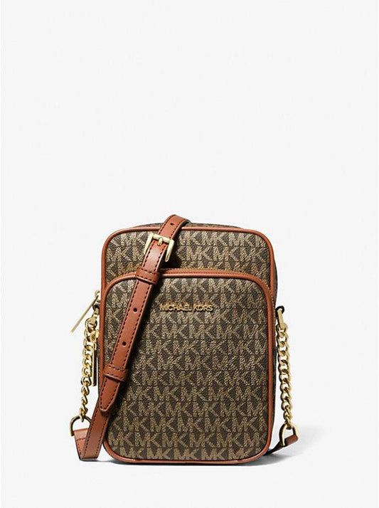 Jet Set Travel Medium Signature Logo Crossbody Bag