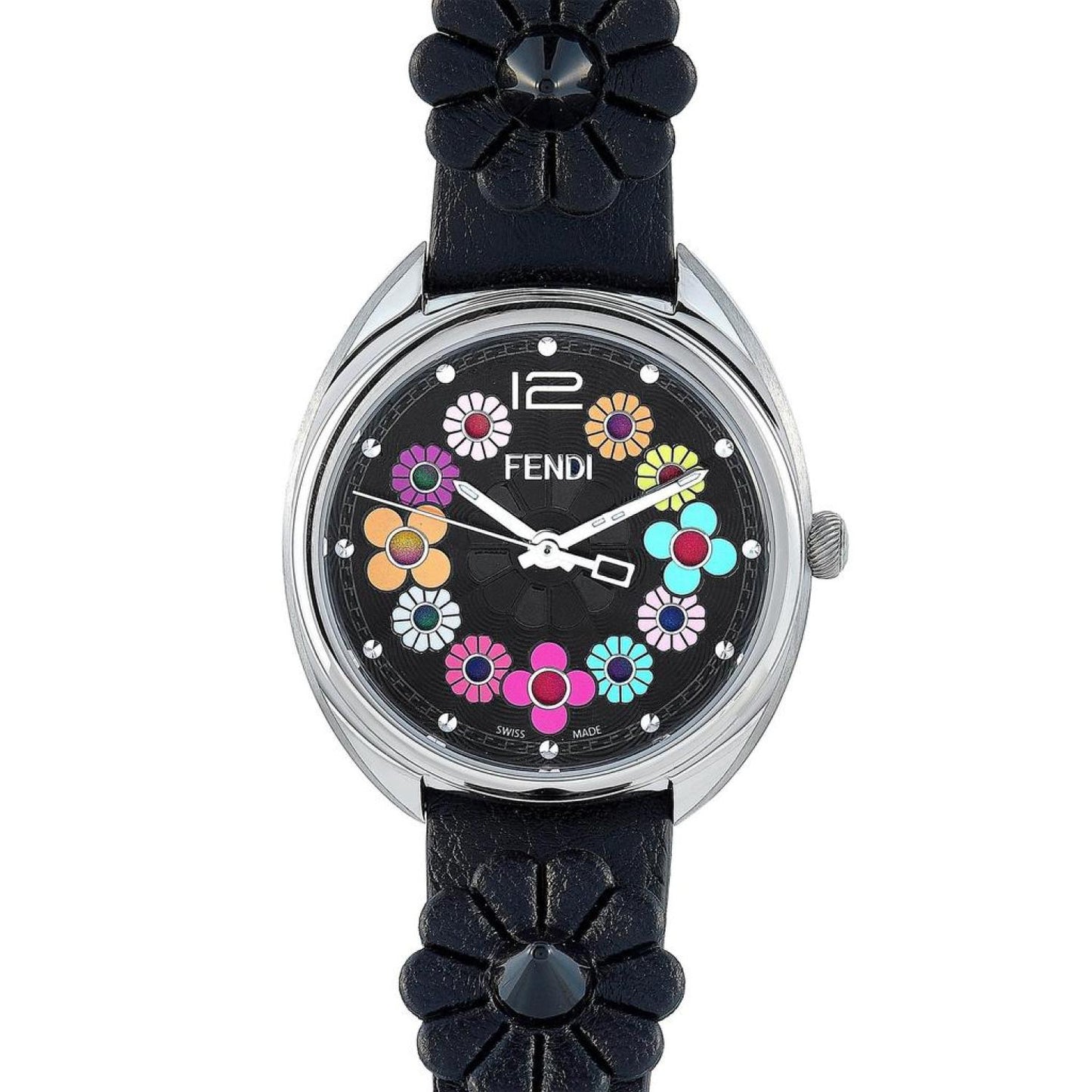 Fendi Momento Multi-Colored Flower Quartz Watch F234031011