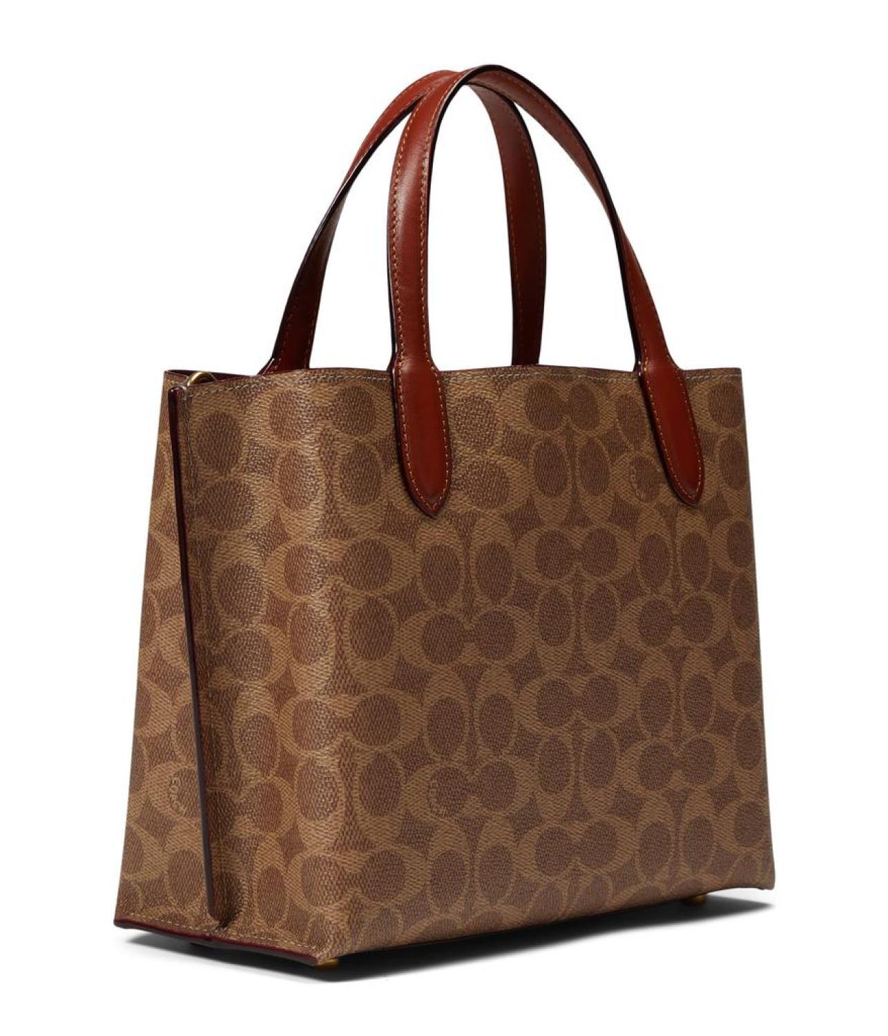 Coated Canvas Signature Willow Tote 24