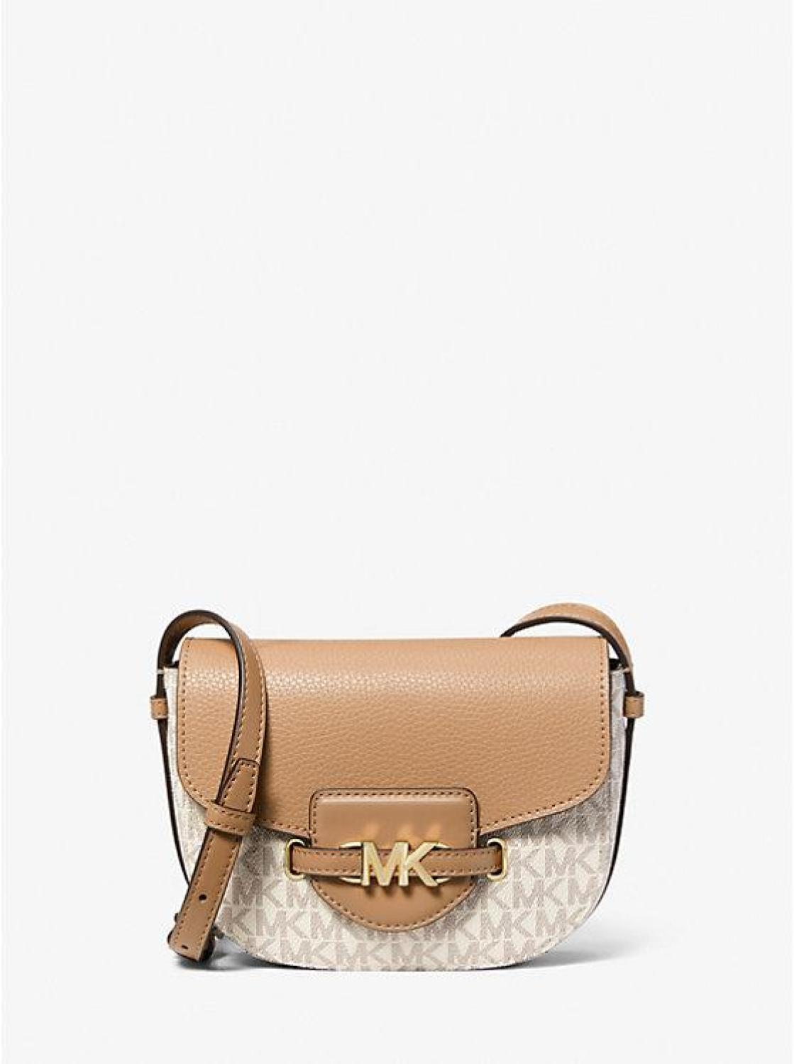 Reed Small Logo and Leather Crossbody Bag