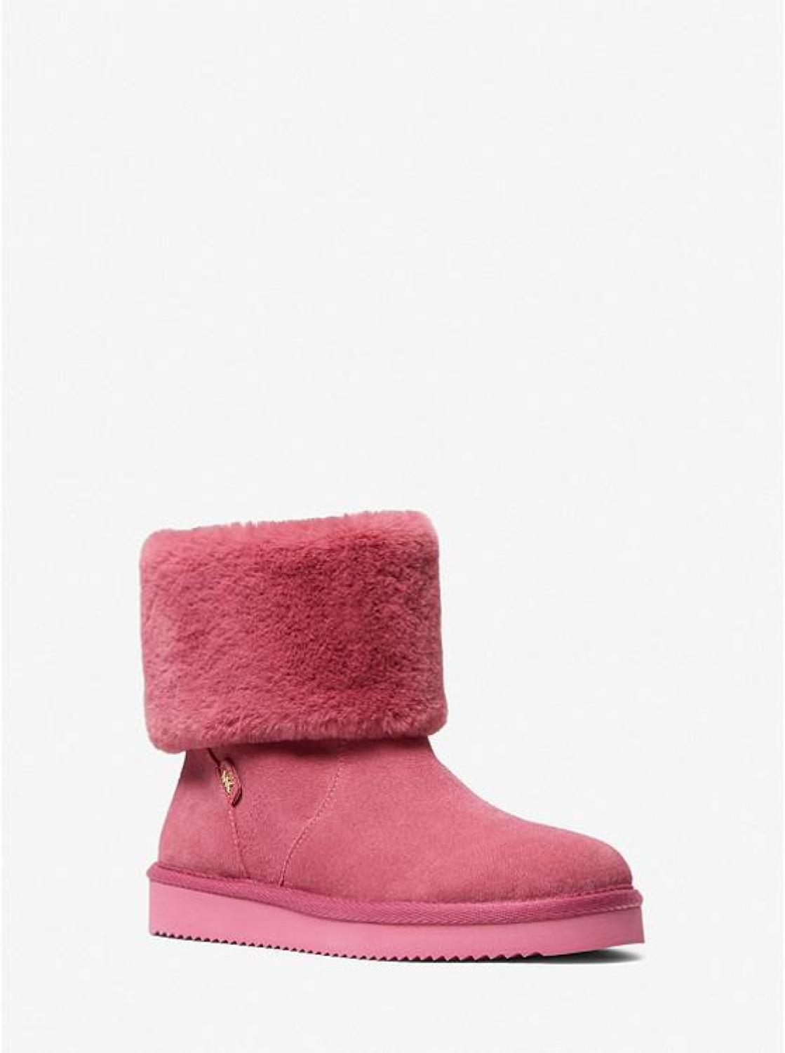 Julia Faux Fur Trimmed Suede Boot