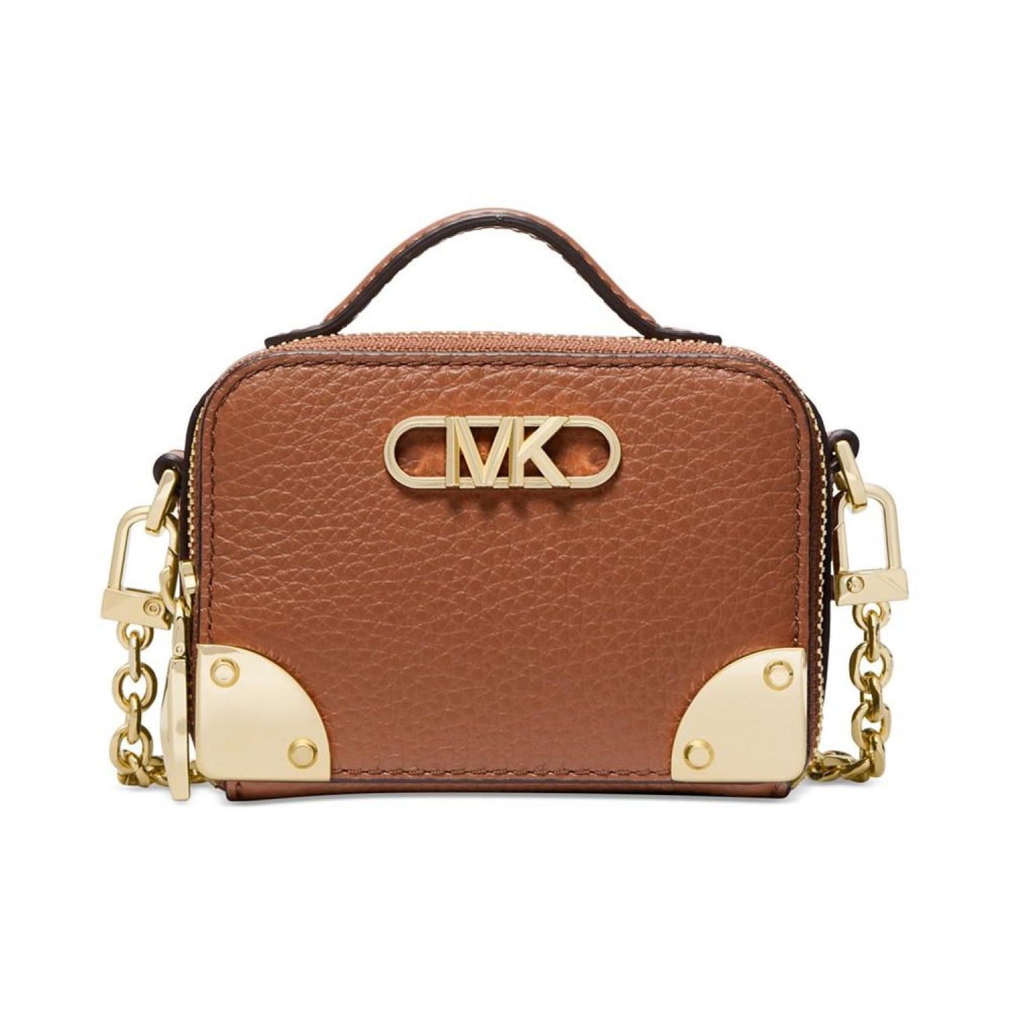 Estelle Mini Leather Trunk Crossbody