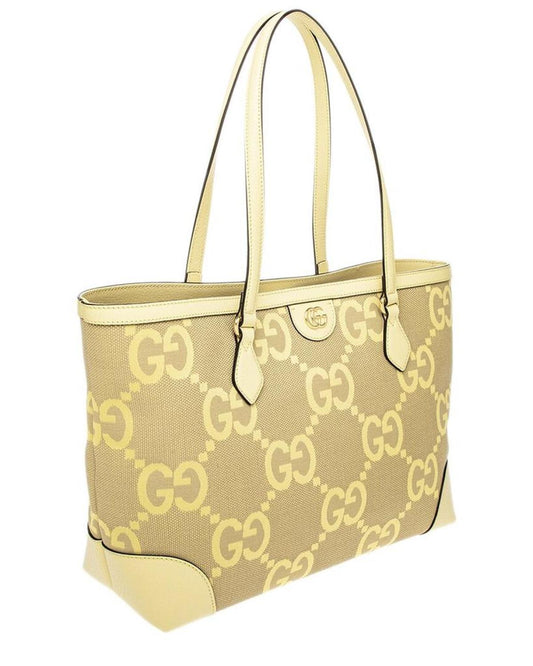 Gucci Ophidia Medium Jumbo GG Canvas & Leather Tote