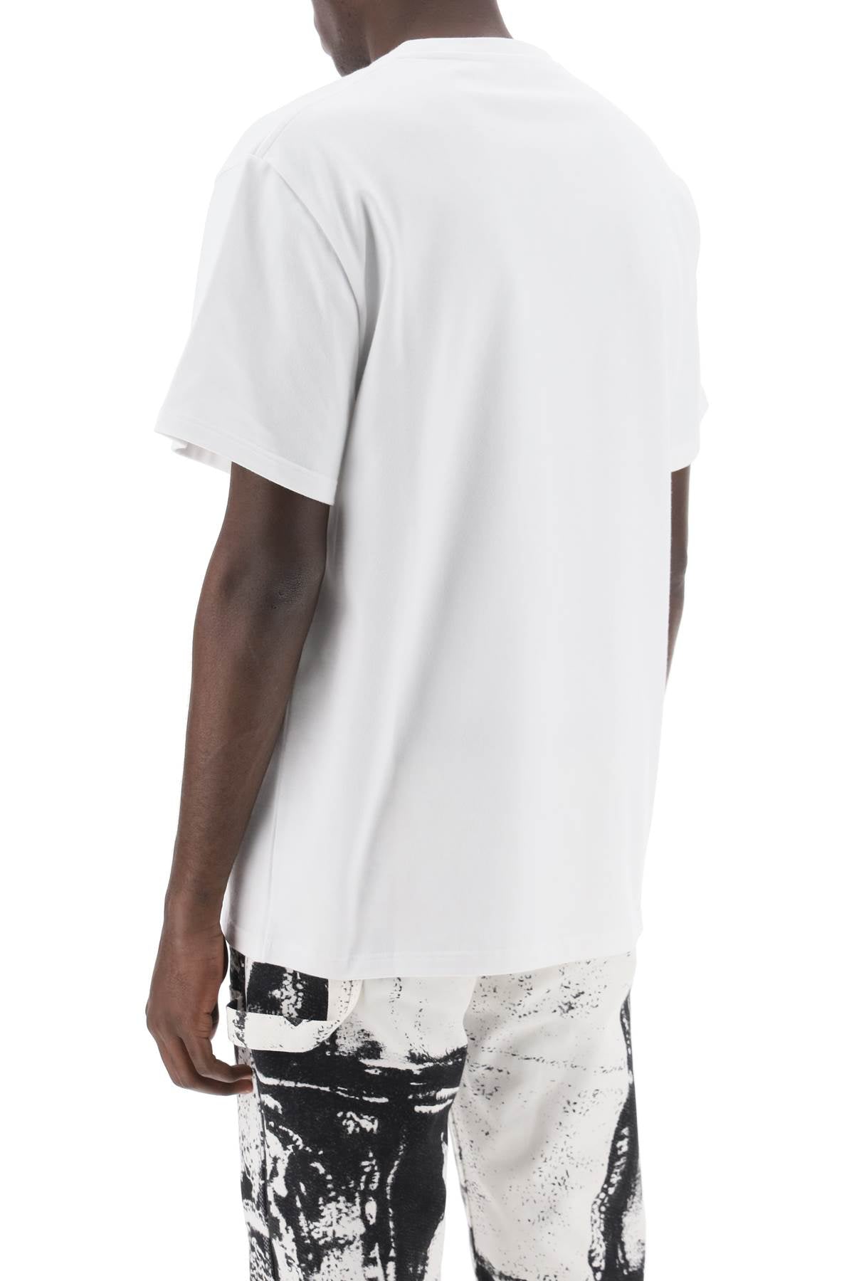 Alexander mcqueen reflected logo t-shirt