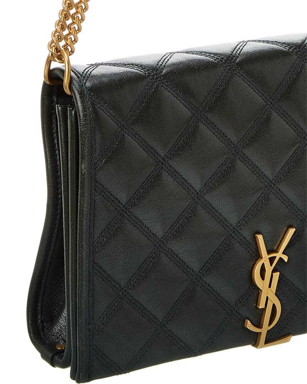 Saint Laurent Becky Mini Leather Shoulder Bag