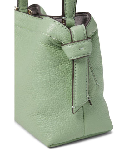 Knott Pebbled Leather Mini Crossbody Tote