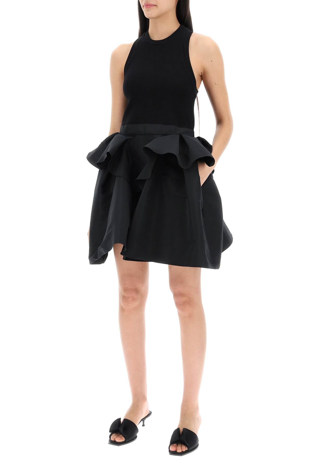 Alexander mcqueen hybrid mini dress