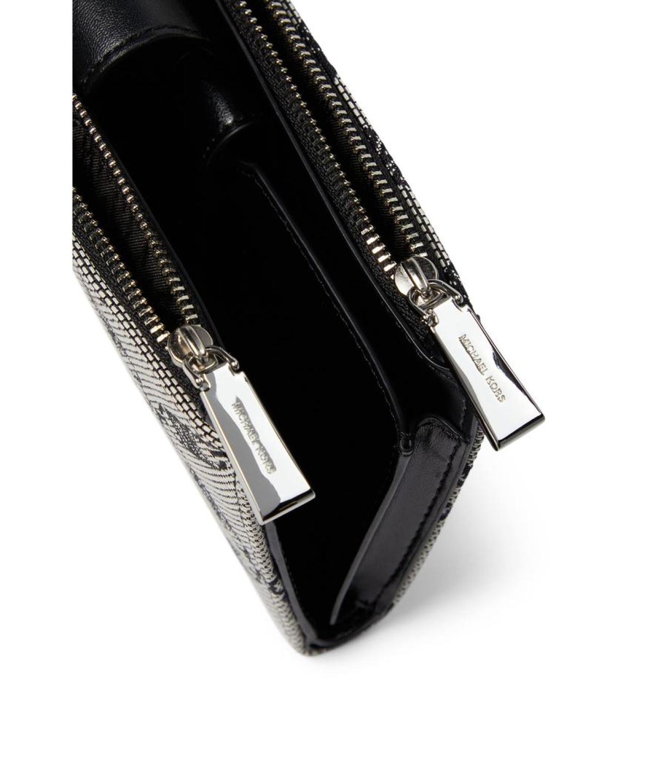 Jet Set Double Zip Wristlet