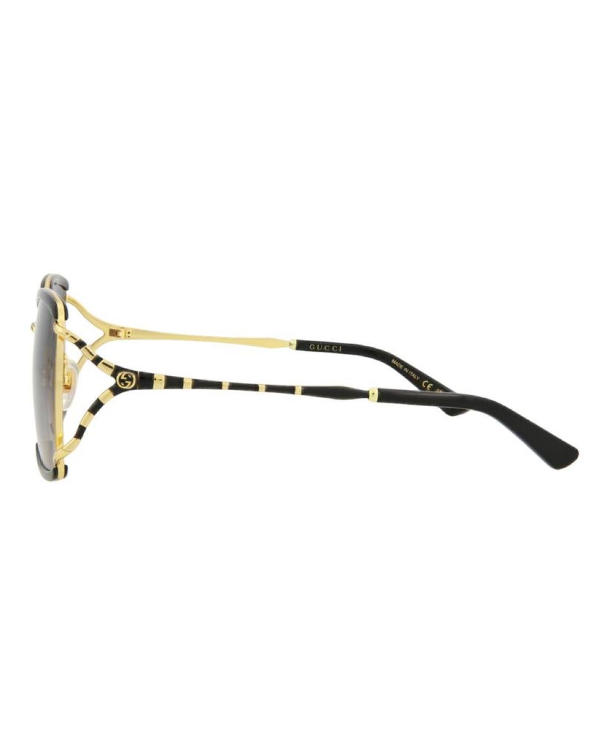 Square-Frame Injection Sunglasses