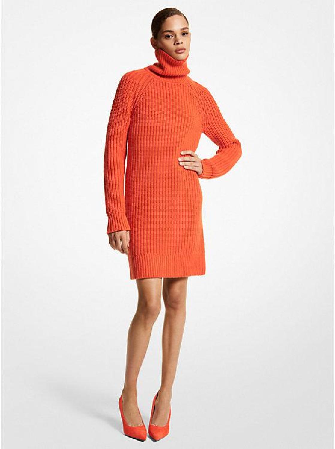 Cashmere Turtleneck Dress