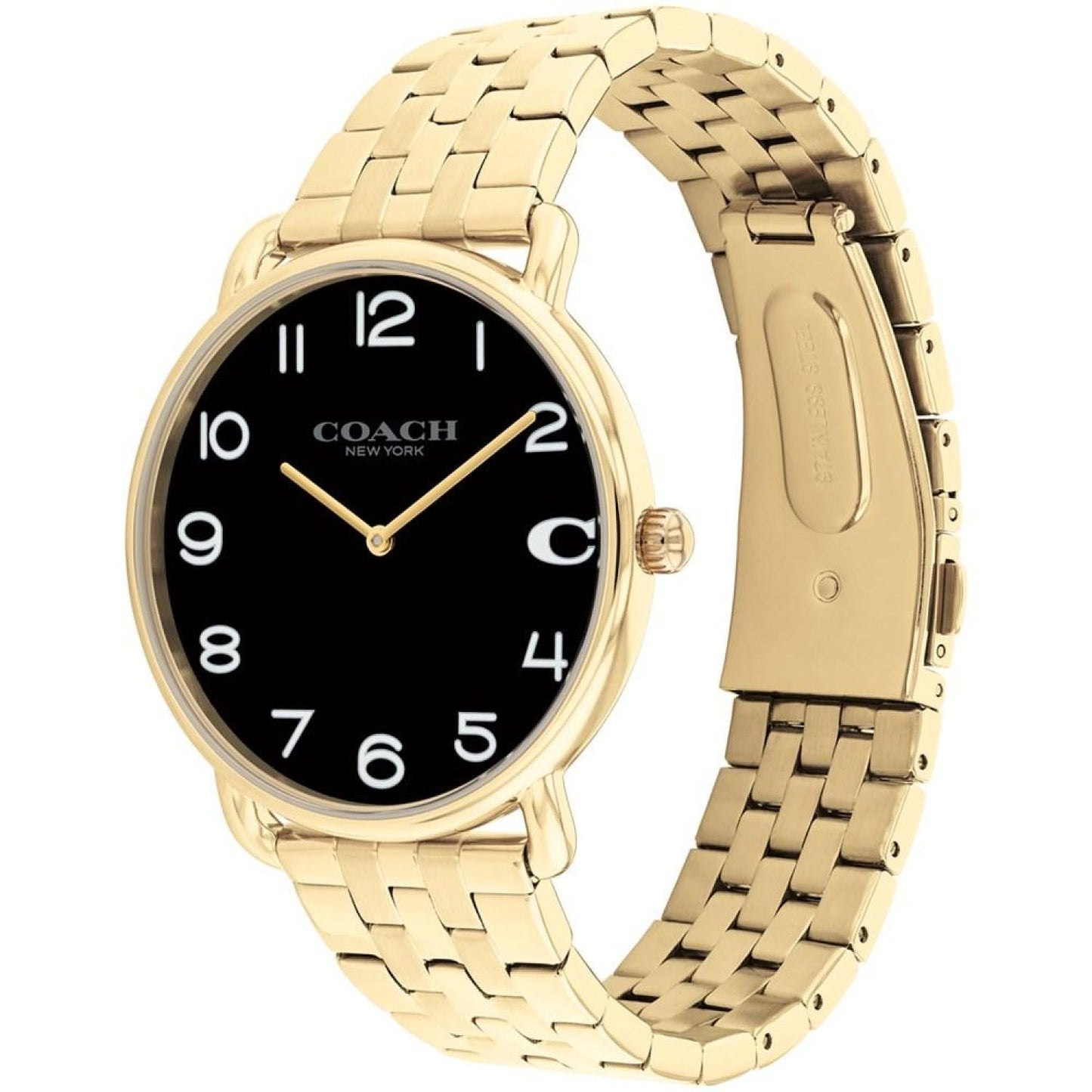 Men's Elliot Gold-Tone Stainless Steel Bracelet Watch 40mm