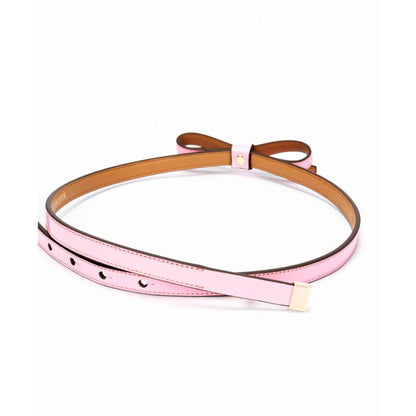 Women's 12mm Patent Shoestring Bow Belt