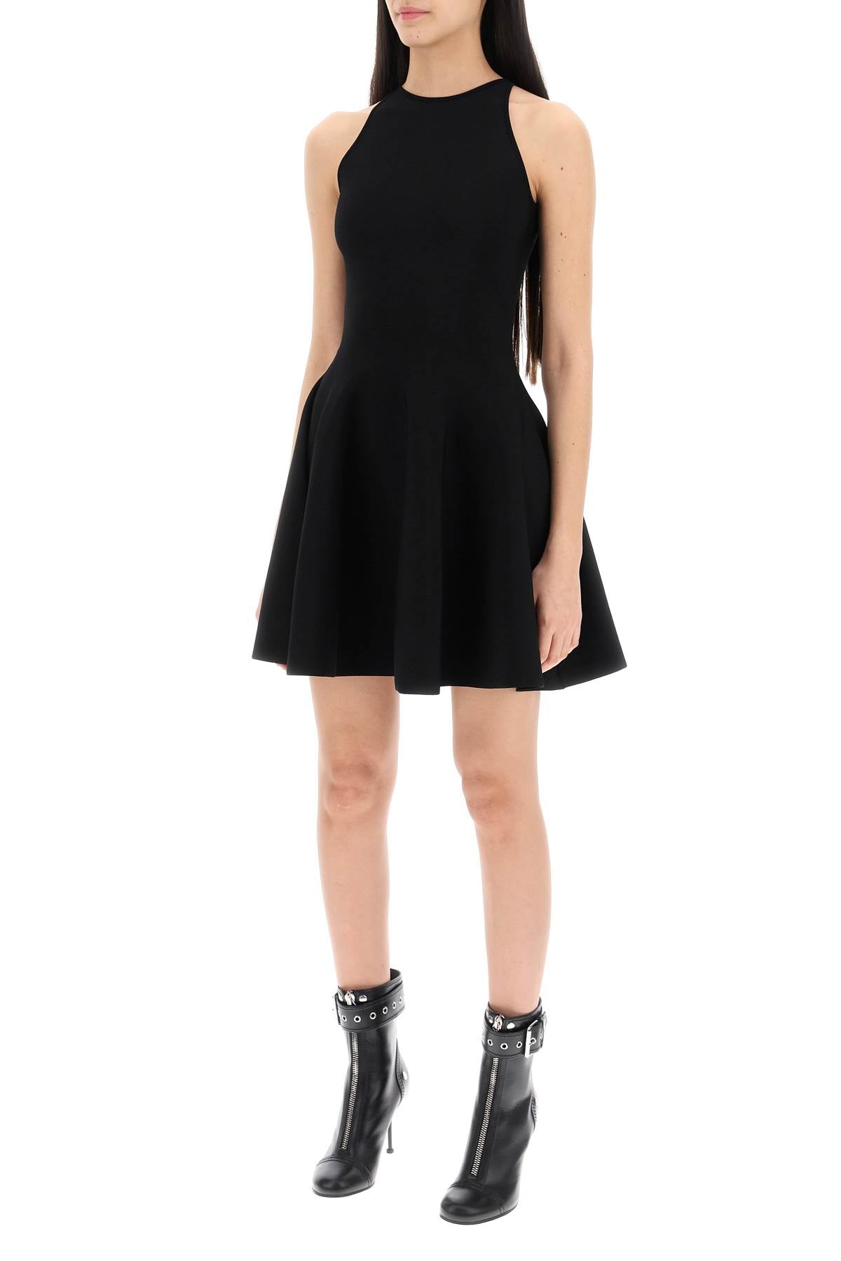 Alexander mcqueen "mini knitted skater dress