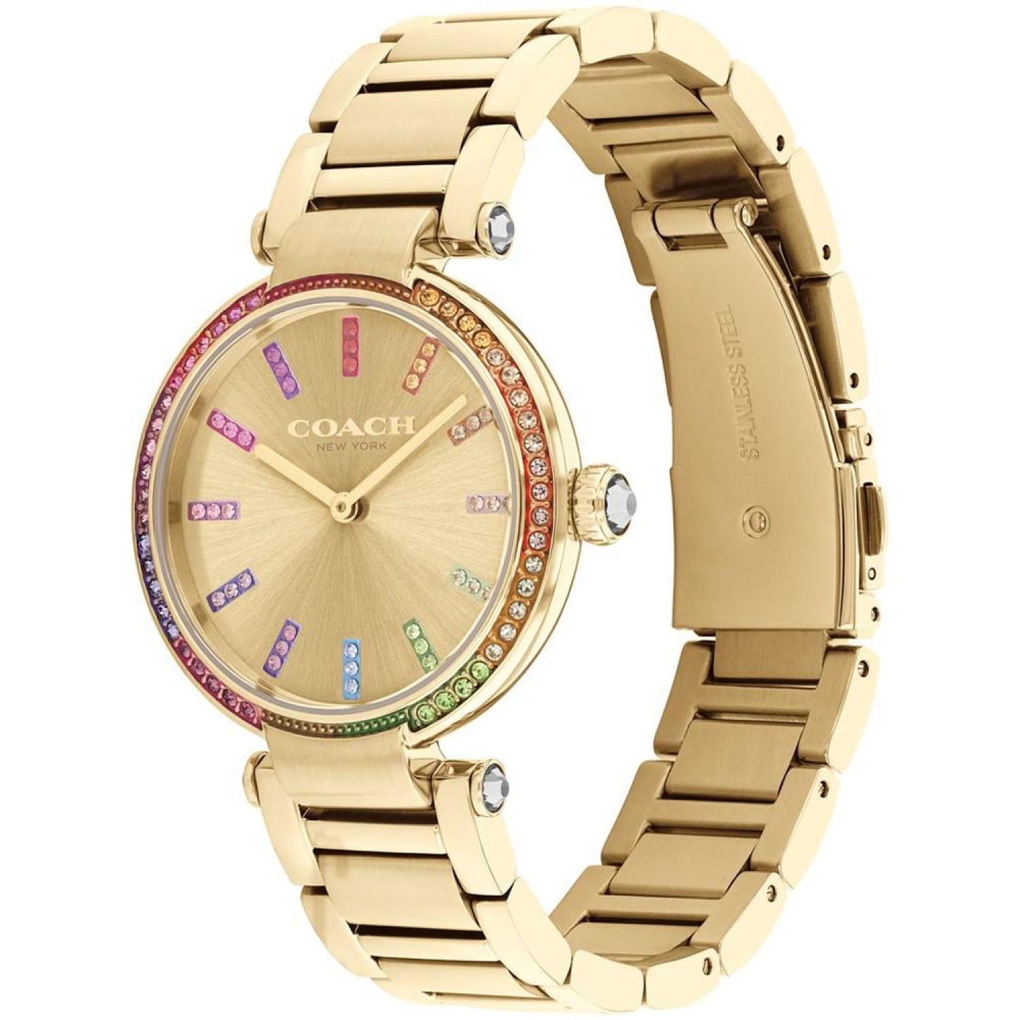 Women's Cary Gold-Tone Stainless Steel Bracelet Watch 34mm