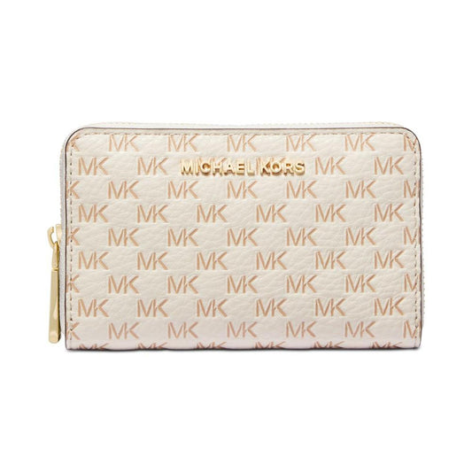 Jet Set Logo Small Zip Around Card Case