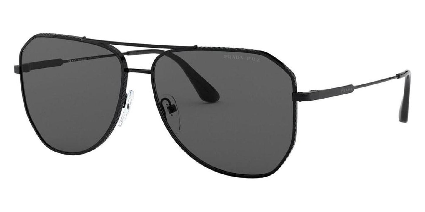 Prada Men's PR-63XS-1AB08G Fashion 61mm Black Sunglasses