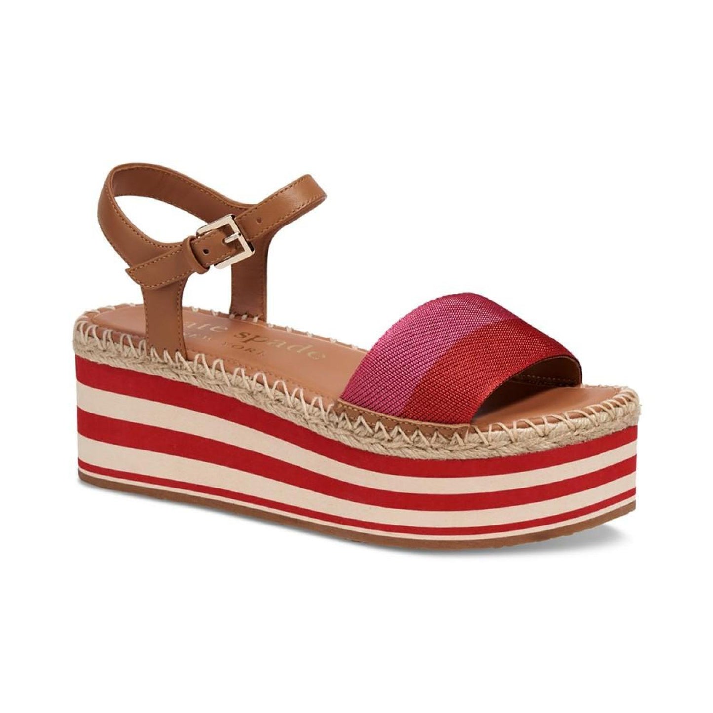 Women's Picnic Ankle-Strap Platform Wedge Sandals