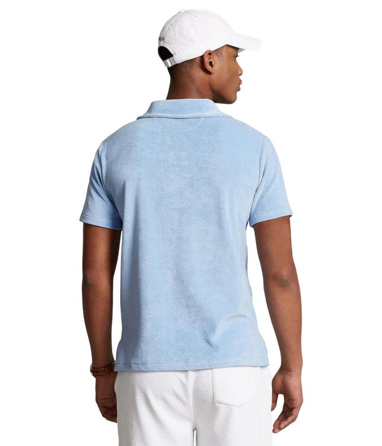 Cotton-Blend Terry Polo Shirt