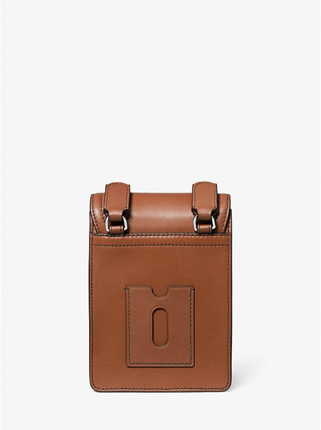 Varick Leather Smartphone Crossbody Bag