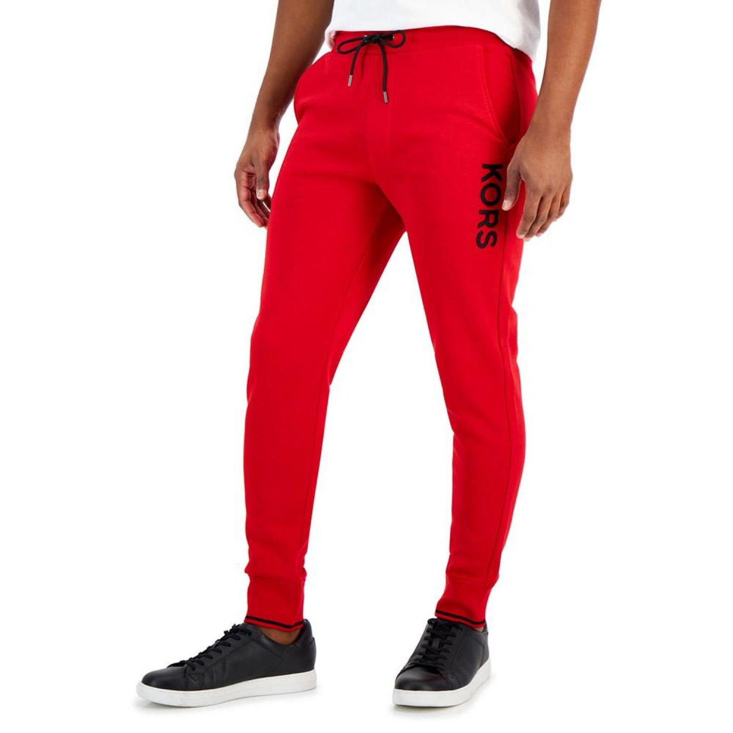 Men's Fleece Logo Drawstring Jogger Pants