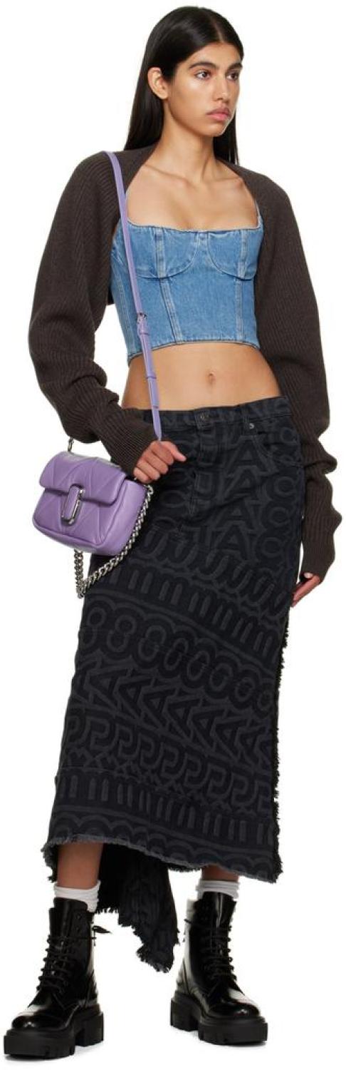 Purple 'The J Marc' Shoulder Bag