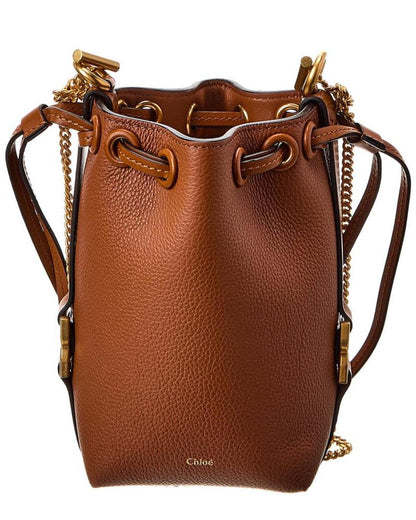 Chloé Marcie Micro Leather Bucket Bag